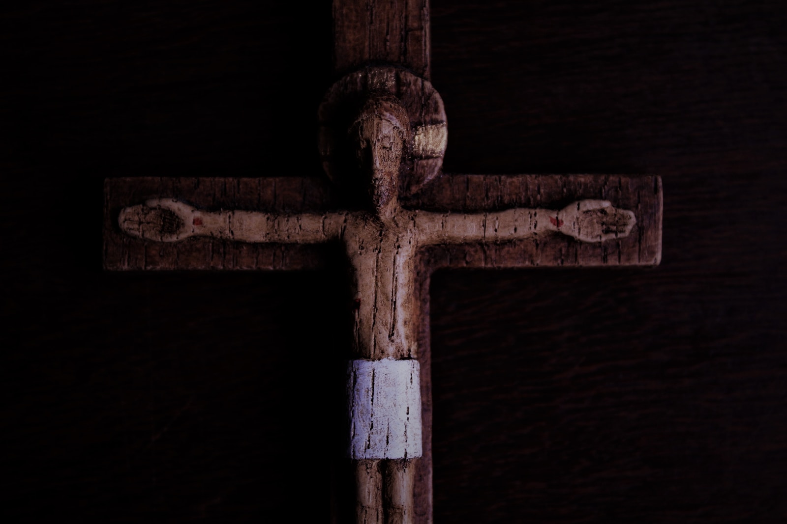 Photo by Rui Silva sj brown wooden cross with white cross