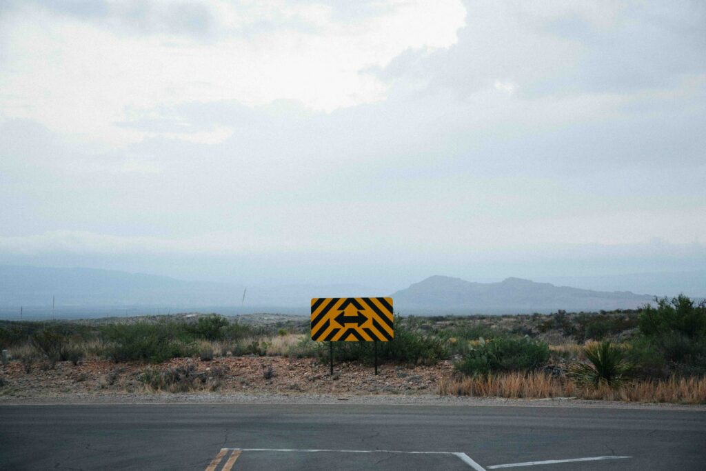 sign pointing two directions