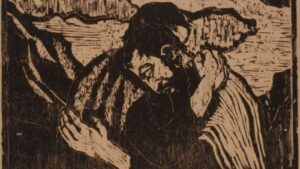 Image credit: Jacob and Esau woodcut (1950) by Jakob Steinhardt. Detail of photo © The Israel Museum, Jerusalem; used by permission.